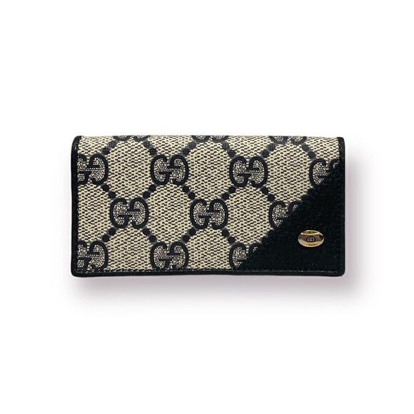 Vintage GUCCI Navy Blue Series 6-Keyring Mini-Wallet Holder with ORIGINAL TAG 😍 - Picture 9 of 11